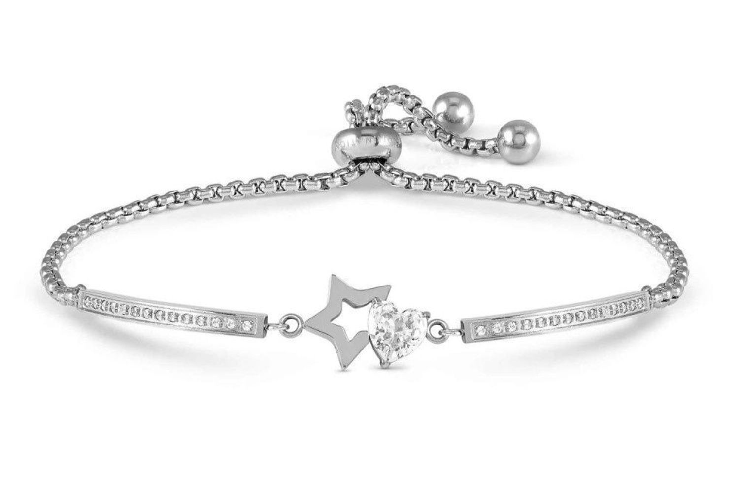 Bransoletka Nomination Milleluci z gwiazdką i sercem z cyrkonii 028019 023.jpg